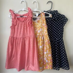 Girl, summer dresses 4T bundle – heart, unicorns, polkadot